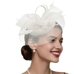 NEW! Fresh White Kentucky Derby Hat